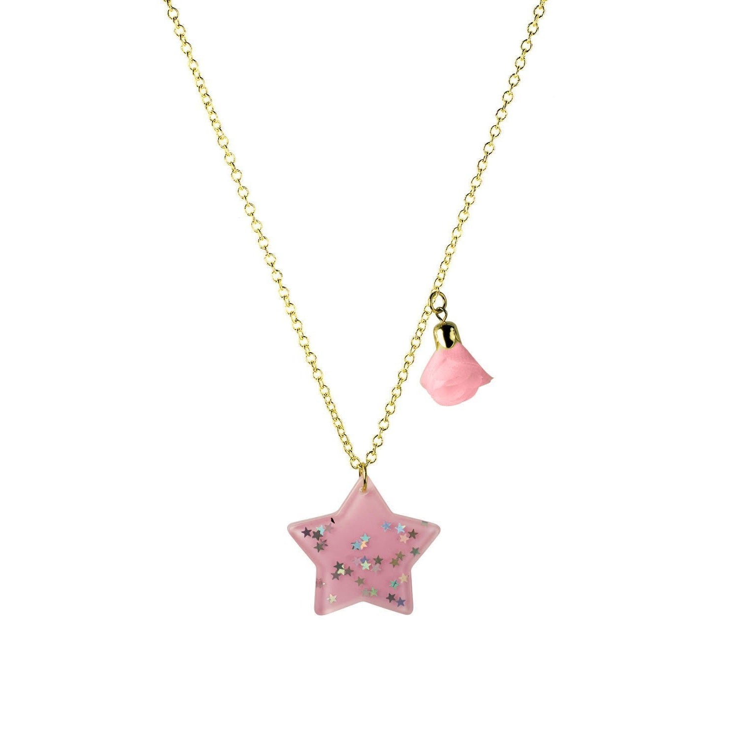 Little Miss Zoe Sparkle Star Necklace Birthday Jewelry